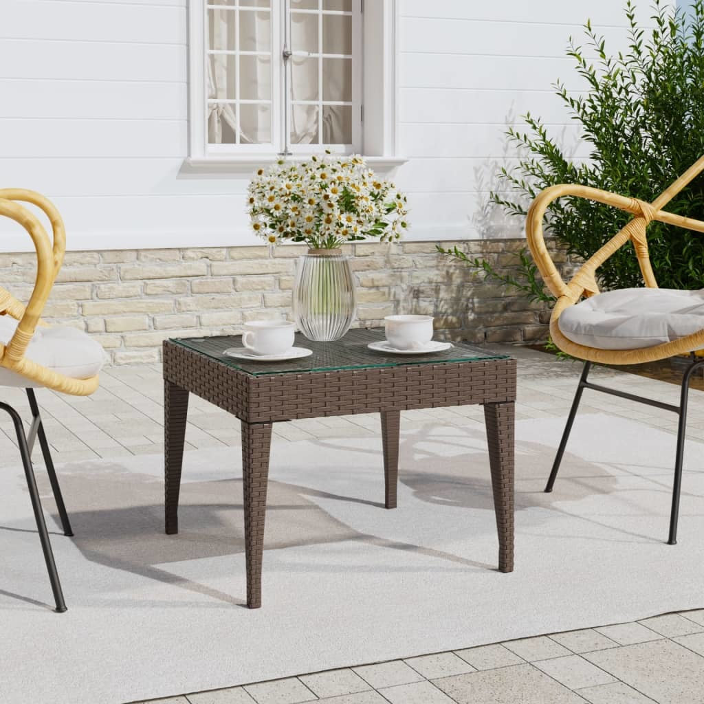 Side Table Brown 19.7