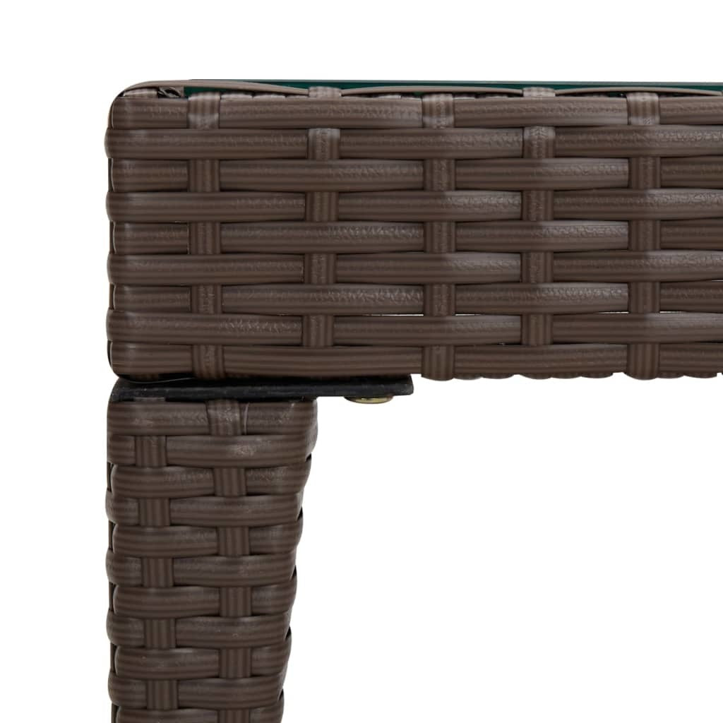 Side Table Brown 19.7
