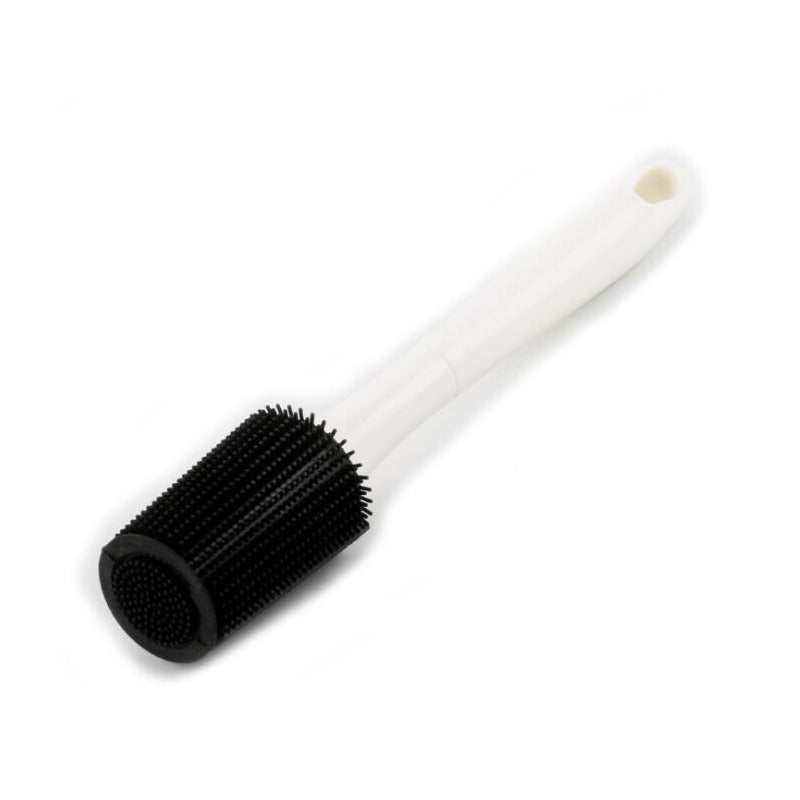 Silicone Cleaning Bottle Brush Silica Gel Cleaning Brush Bottle Cup Cleaning Brush for Glass Cup Thermos Coffee Mug Long Handle Dishwashing Tool - WoodPoly.com