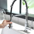 Single Handle Pull-Down Sprayer Kitchen Faucet