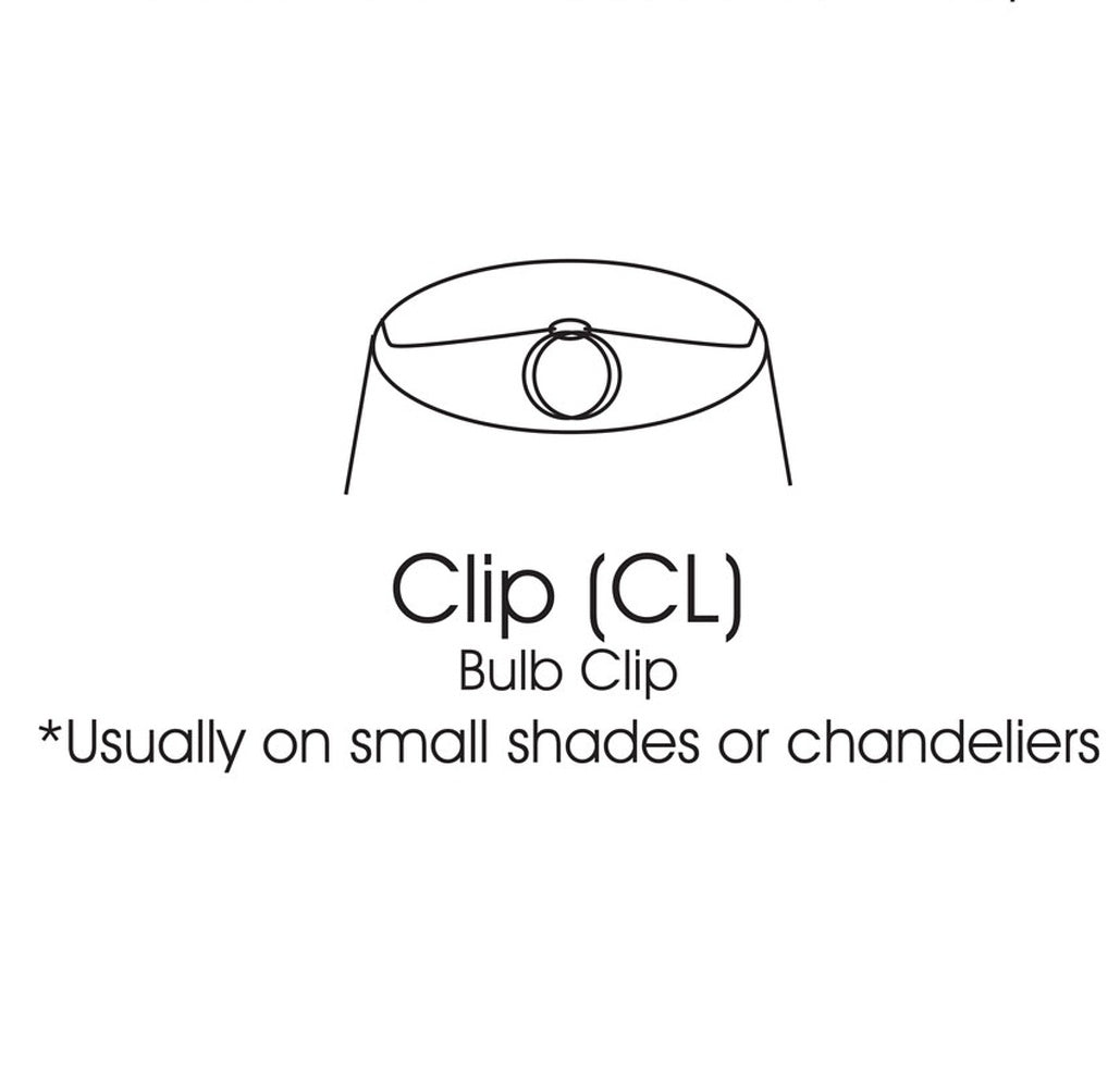 Slant Empire Softback Lampshade with Bulb Clip, Brown