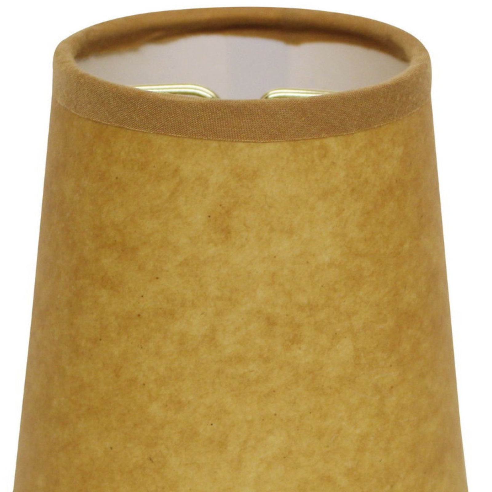 Slant Hardback Chandelier Lampshade with Flame Clip, Oil (Set of 6)