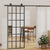 Sliding Door ESG Glass and Aluminum 29.9"x80.7" Black