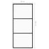 Sliding Door ESG Glass and Aluminum 35.4"x80.7" Black