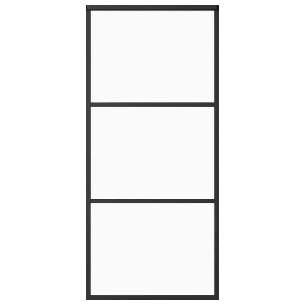 Sliding Door ESG Glass and Aluminum 35.4