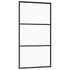 Sliding Door ESG Glass and Aluminum 40.2"x80.7" Black