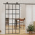 Sliding Door ESG Glass and Aluminum 40.2"x80.7" Black