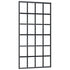 Sliding Door ESG Glass and Aluminum 40.2"x80.7" Black