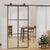 Sliding Door ESG Glass and Aluminum 40.2"x80.7" Black
