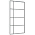 Sliding Door ESG Glass and Aluminum 40.4"x80.7" Black