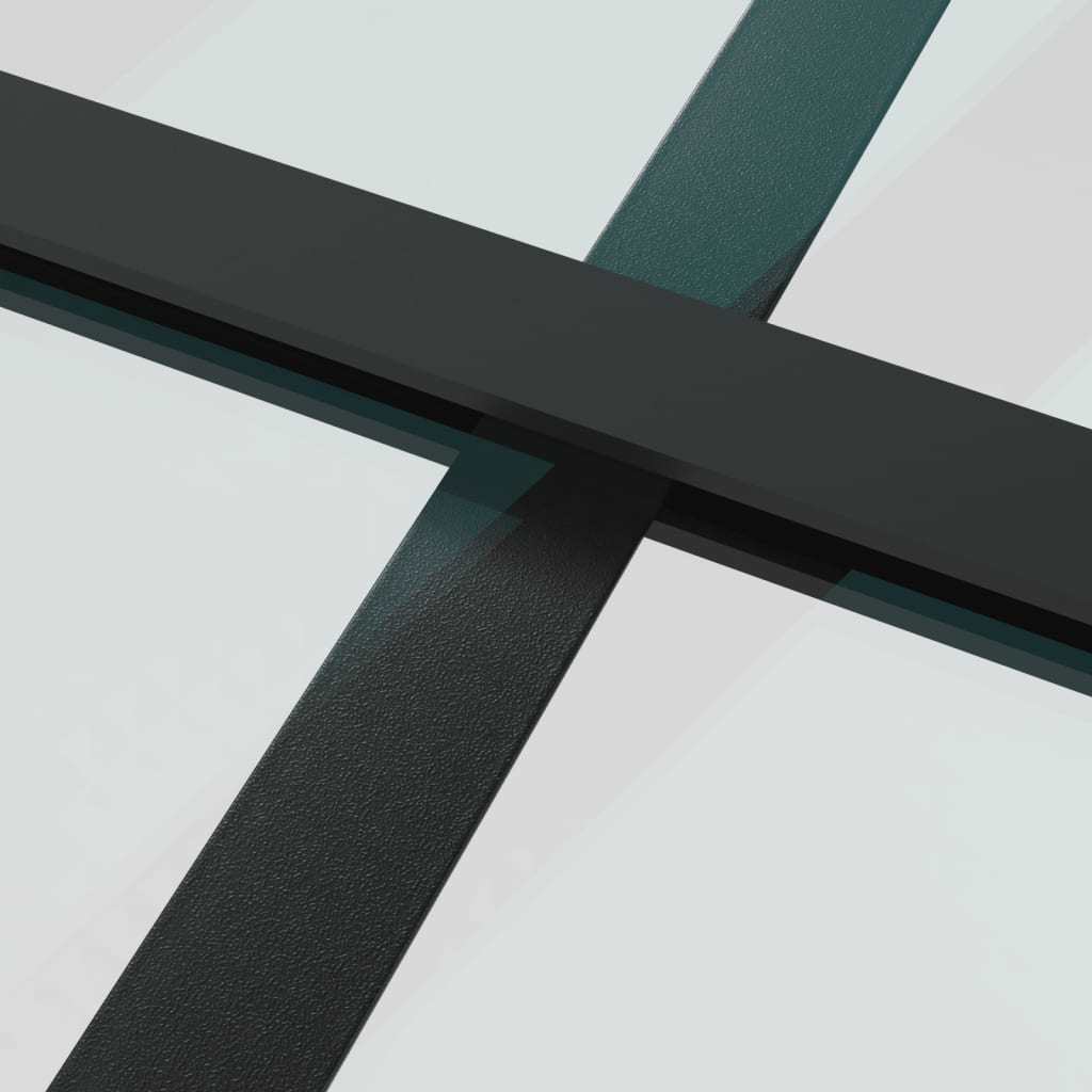 Sliding Door ESG Glass and Aluminum 40.4"x80.7" Black