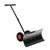 Snow Shovel with Wheels, Snow Pusher, Cushioned Adjustable Angle Handle Snow Removal Tool, 29" Blade, 10" Wheels, Black