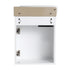 Soft Close Doors Bathroom Vanity With Sink,16 Inch For Small Bathroom
