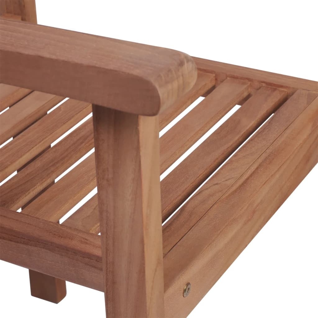 Stackable Patio Chairs 4 pcs Solid Teak Wood - WoodPoly.com