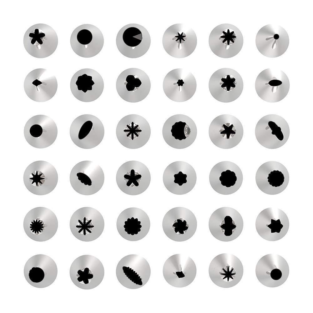 Stainless Steel 83 Pieces Cake Decorating Nozzle Set Baking Tool Decorative Nozzle Set Decorative Tools - WoodPoly.com