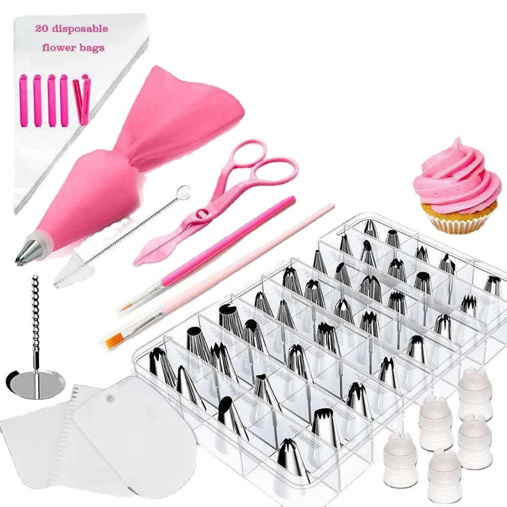 Stainless Steel 83 Pieces Cake Decorating Nozzle Set Baking Tool Decorative Nozzle Set Decorative Tools - WoodPoly.com