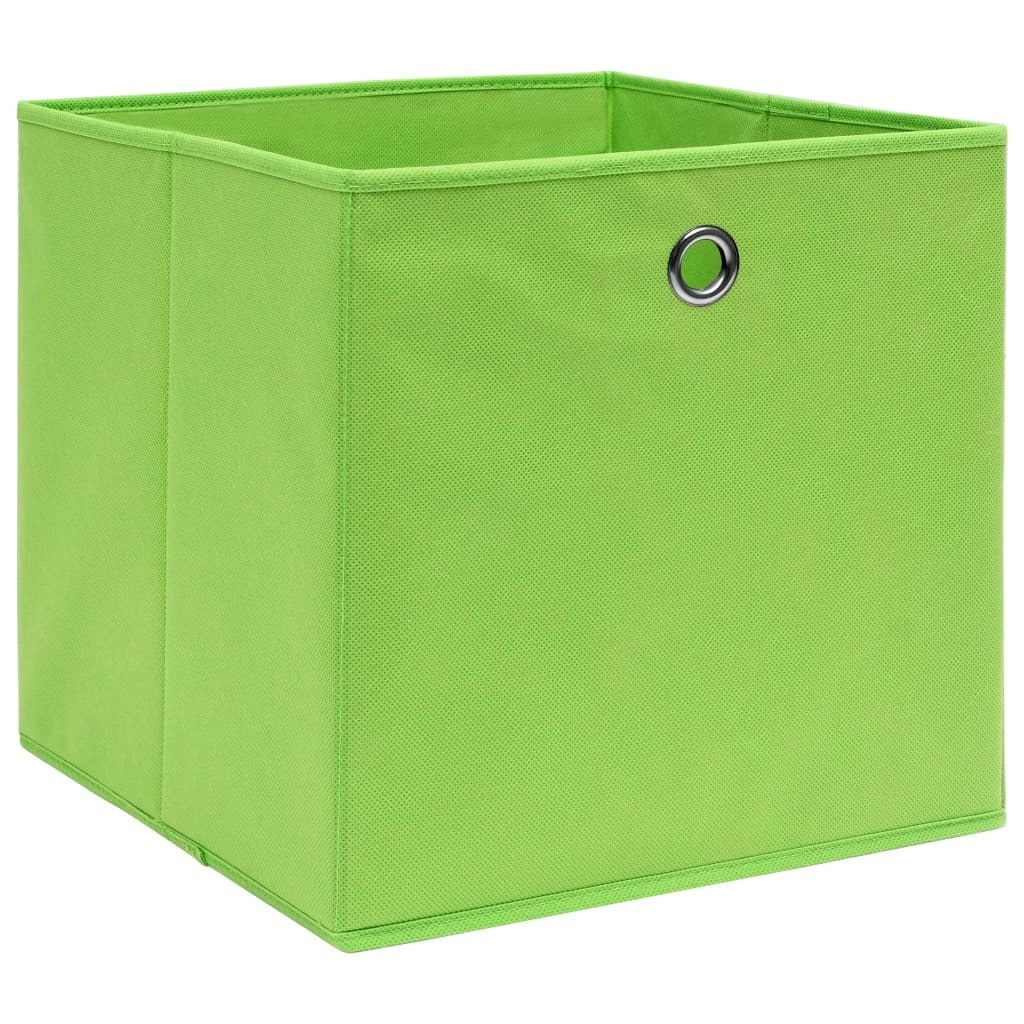 Storage Boxes 4 pcs Green 12.6