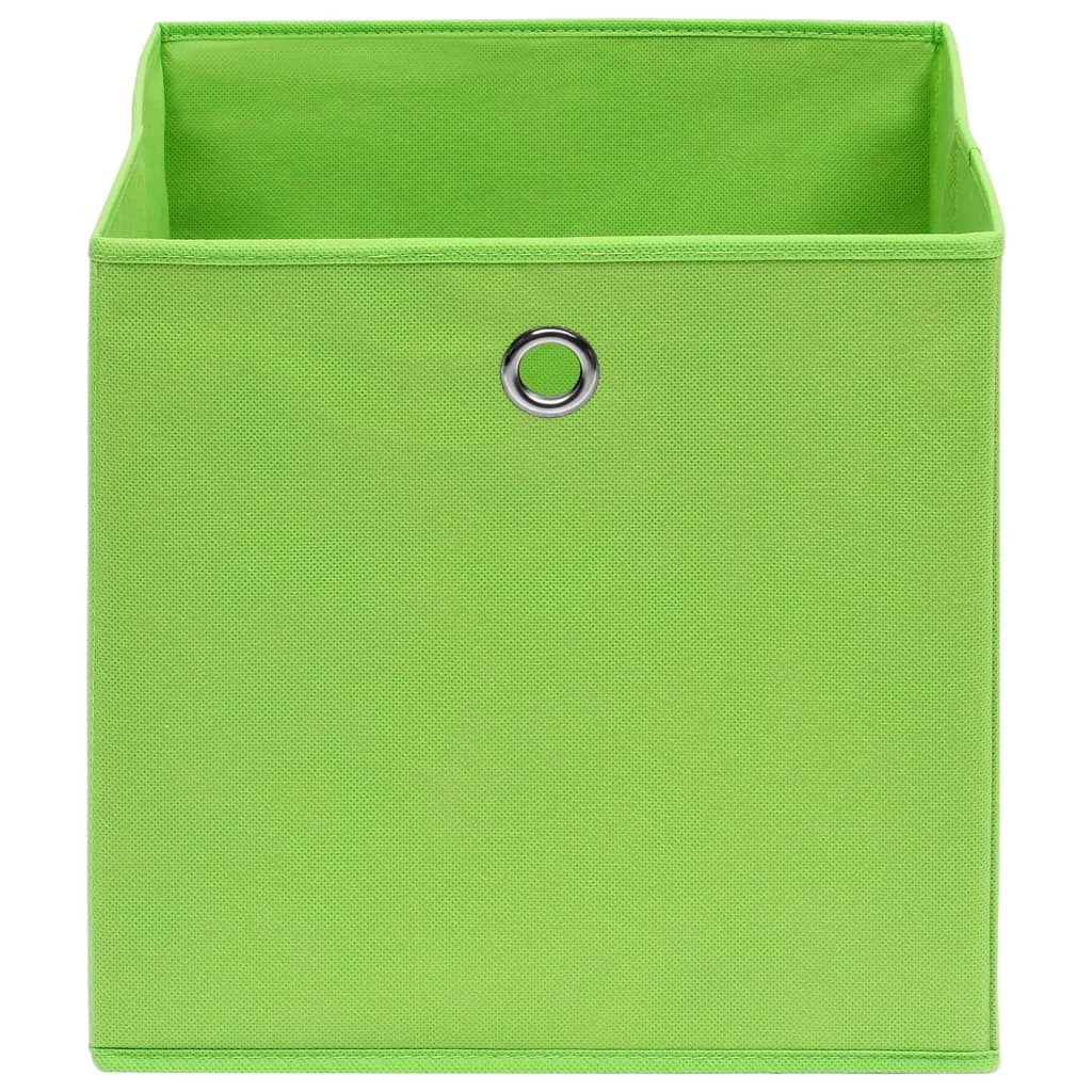 Storage Boxes 4 pcs Green 12.6