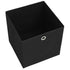 Storage Boxes 4 pcs Non-woven Fabric 12.6"x12.6"x12.6" Black