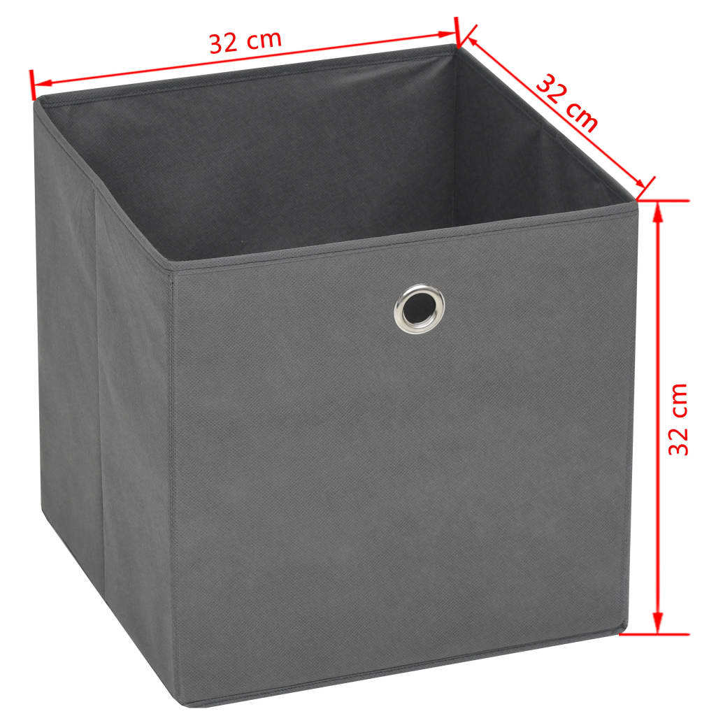 Storage Boxes 4 pcs Non-woven Fabric 12.6