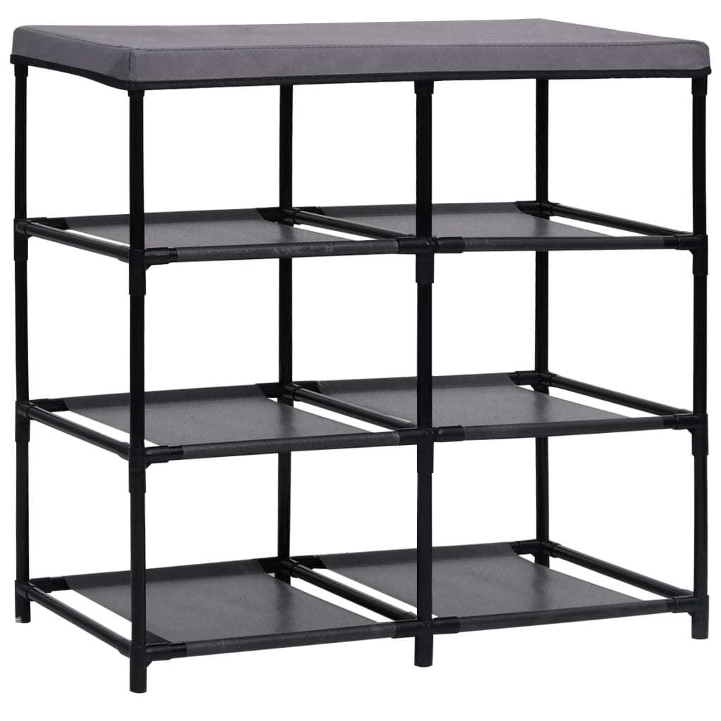 Storage Cabinet with 6 Drawers 21.7"x11.4"x21.7" Gray Steel