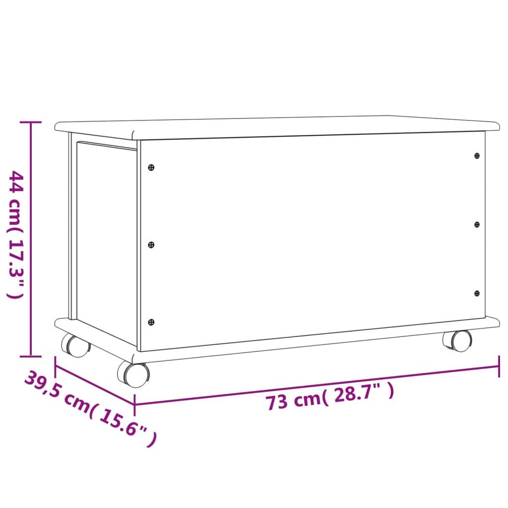 Storage Chest with Wheels ALTA White 28.7