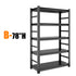 Storage Shelves 5 Tier Heavy Duty Metal Shelving Unit Adjustable Shelving Units and Storage Rack Kitchen Garage Shelf H78 * W47.2 * D18