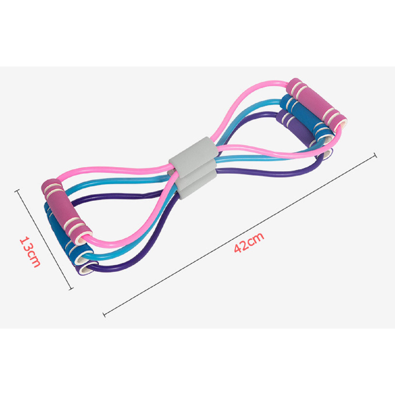 Stretch Band Rope Arm Stretcher Latex Arm Resistance Fitness Exercise Pilates Yoga Workout Home Gym Resistance Bands Fitness Tool - WoodPoly.com