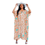 Stylish Leopard Print Oversized Irregular Long Dress