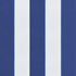 Sun Lounger Cushion Blue&White Stripe Oxford Fabric
