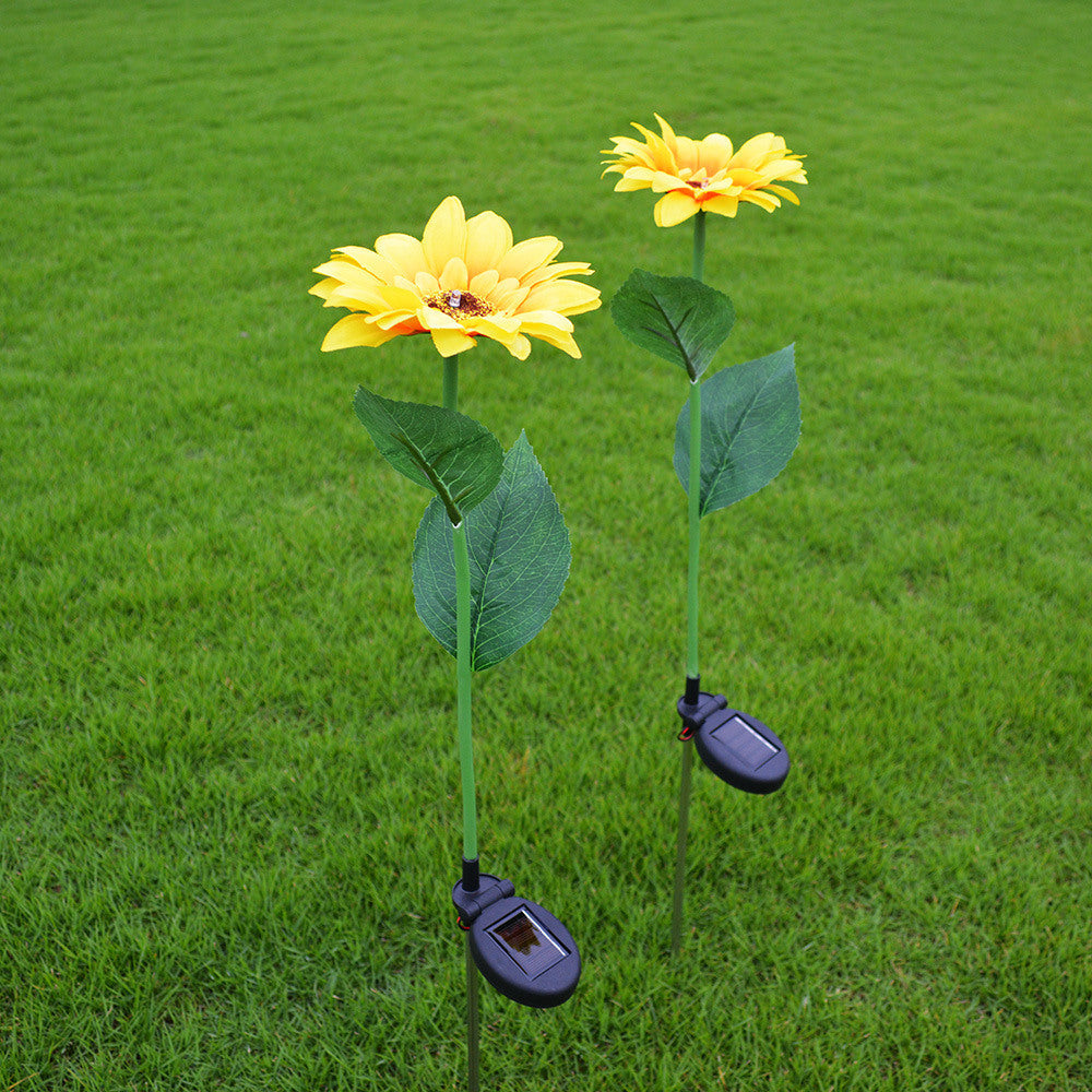 Sunflower Garden Solar Light Decoration for Outdoor Backyard Patio Porch 26 Inches - WoodPoly.com