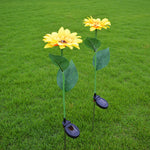 Sunflower Garden Solar Light Decoration for Outdoor Backyard Patio Porch 26 Inches - WoodPoly.com