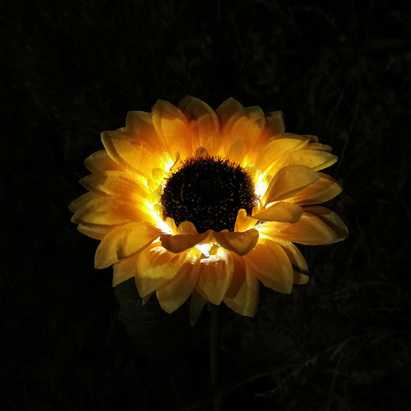 Sunflower Garden Solar Light Decoration for Outdoor Backyard Patio Porch 26 Inches - WoodPoly.com