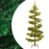 Swirl Pre-lit Christmas Tree with Stand Green 6 ft PVC