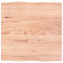 Table Top Light Brown 23.6"x23.6"x(0.8"-1.6") Treated Solid Wood Live Edge