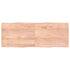 Table Top Light Brown 63"x23.6"x(0.8"-1.6") Treated Solid Wood Live Edge