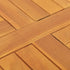 Table Top Solid Teak Wood Round 1" 19.7"