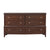Transitional Style Bedroom Furniture 1pc Dresser of 6x Drawers Dark Cherry Finish Wooden Furniture