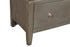 Transitional Style Gray Finish 1pc Desser Storage Drawers Ball Bearing Glides Wooden Furniture