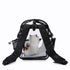 Transparent Pet Backpack Cat Backpack Carrier for Small Dog Kittens Breathable Mesh Window Travel Carrier Bag Weight up To 10lbs for Puppy Kitty Travel - WoodPoly.com