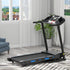 Treadmills for Home, Electric Treadmill with Automatic Incline, Foldable 3.5HP Workout Running Machine Walking, Double Running Board Shock Absorption Pulse Sensor Bluetooth Speaker APP FITSHOW.