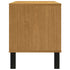 TV Stand FLAM 43.3"x15.7"x19.7" Solid Wood Pine
