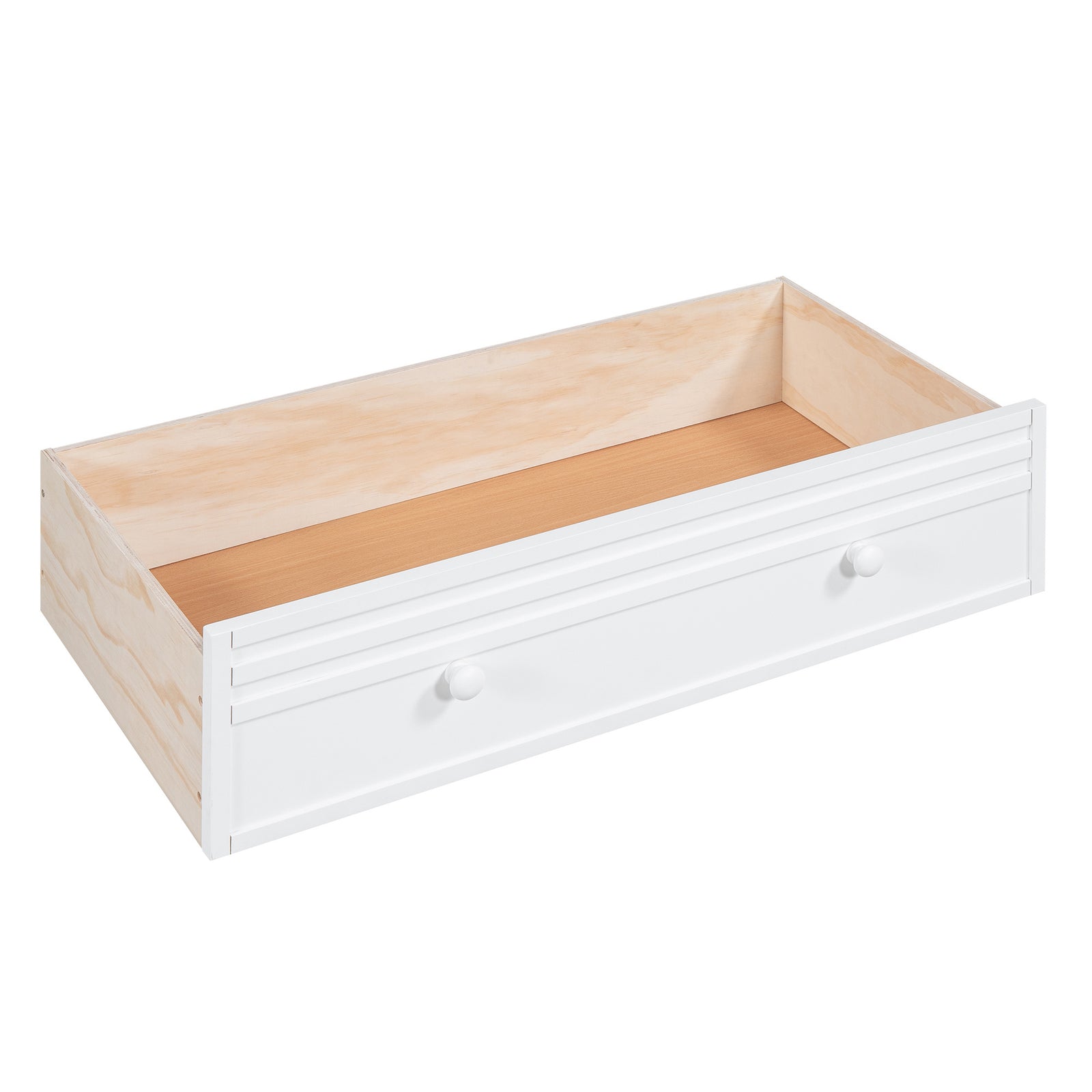 Twin over Twin Bunk Bed with Storage Staircase, Slide and Drawers, Desk with Drawers and Shelves, White(Expected Arrival Time: 1.17)
