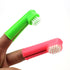 Two Headed Dog Toothbrush Set Canine Dental Hygiene Brush with 2 Finger Brushes Soft Bristles - WoodPoly.com