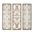 Two-tone Geometric 3-piece Wood Wall Decor Set
