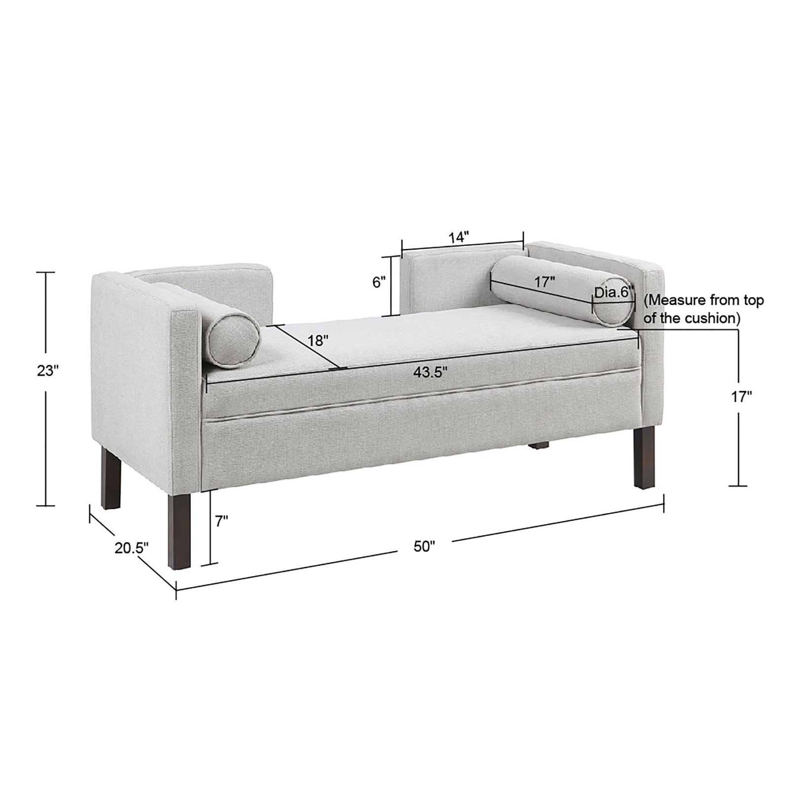 Upholstered Accent Bench