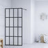 Walk-in Shower Screen Frosted Tempered Glass 35.4"x76.8"