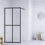 Walk-in Shower Screen Frosted Tempered Glass 35.4"x76.8"