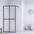 Walk-in Shower Screen Frosted Tempered Glass 35.4"x76.8"