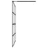Walk-in Shower Screen Frosted Tempered Glass 35.4"x76.8"